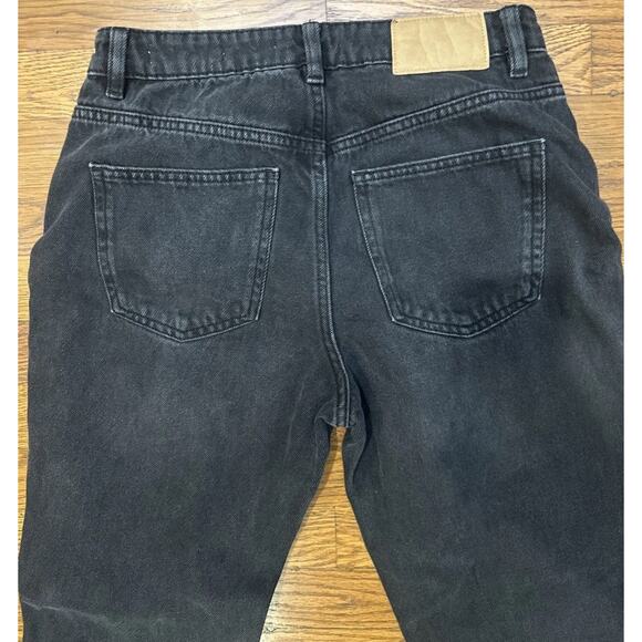 Cotton On Jeans Womens 10 Black Long Straight 30 - Picture 8 of 9